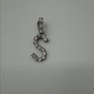 Elegant Silver Crystal Pendant